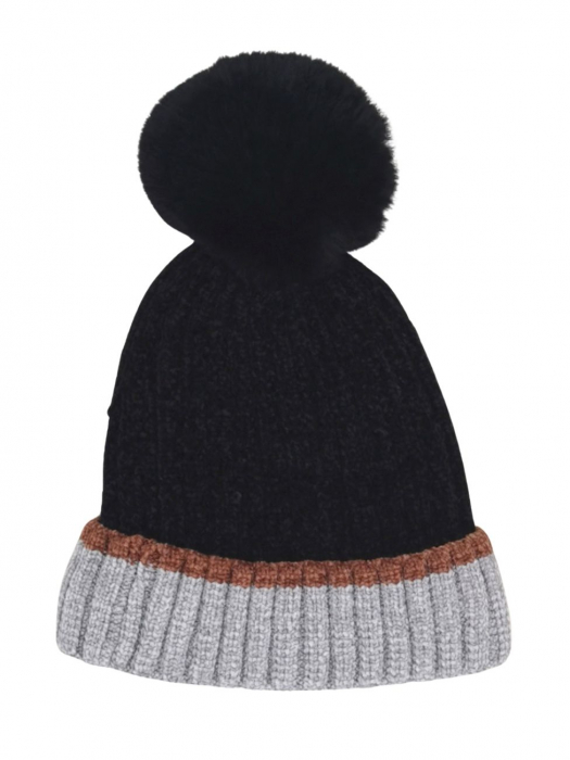 Caciula neagra cu model Femei [2]