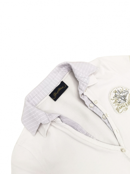 Tricou alb Retro Femei-XS [3]