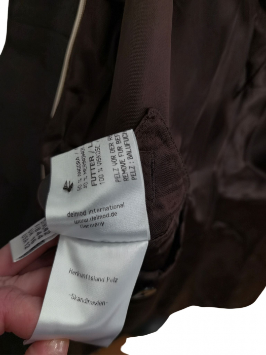 Palton angora si lana merino Femei-XL [6]