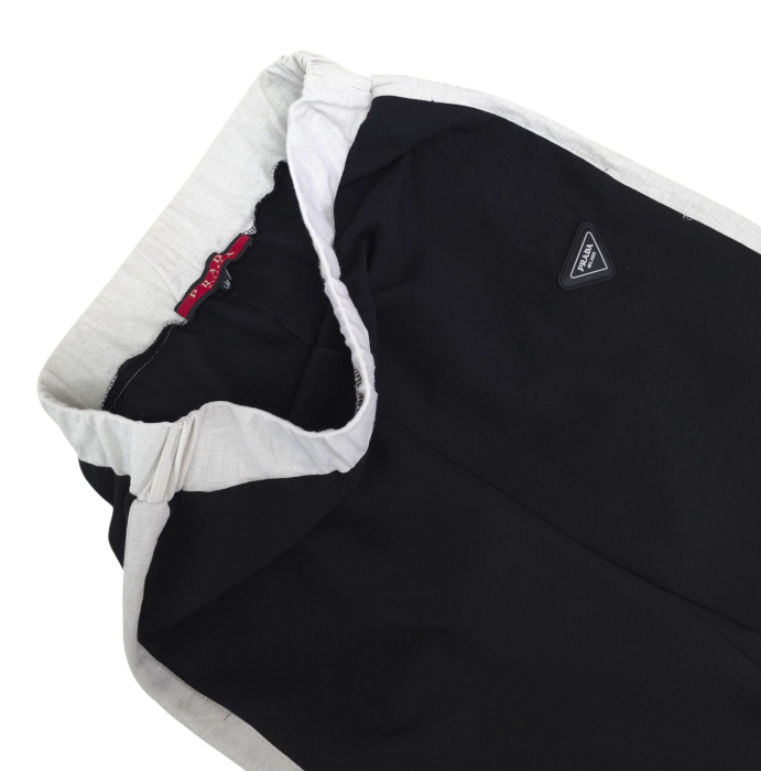 Pantaloni negri inscriptionati Femei-L [3]