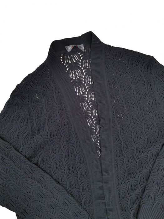 Cardigan negru Retro Femei-L [3]
