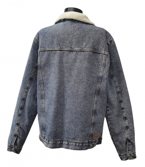 Geaca denim Pull&Bear Barbati-L [2]