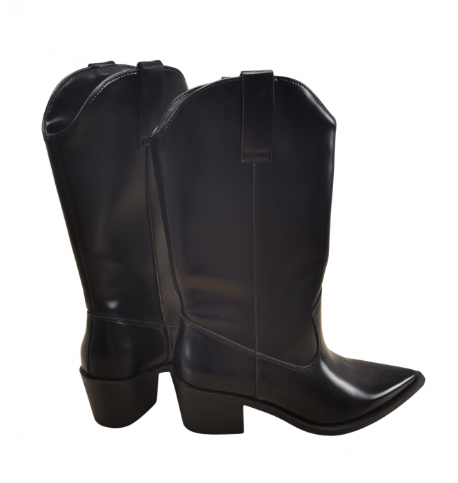 Cizme negre cowboy Femei-38 [4]