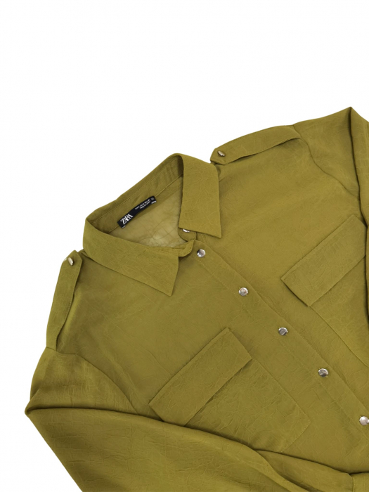 Camasa verde Zara Femei-S [3]