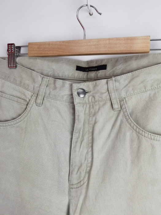 Pantaloni bej La Viggio Femei-L [3]