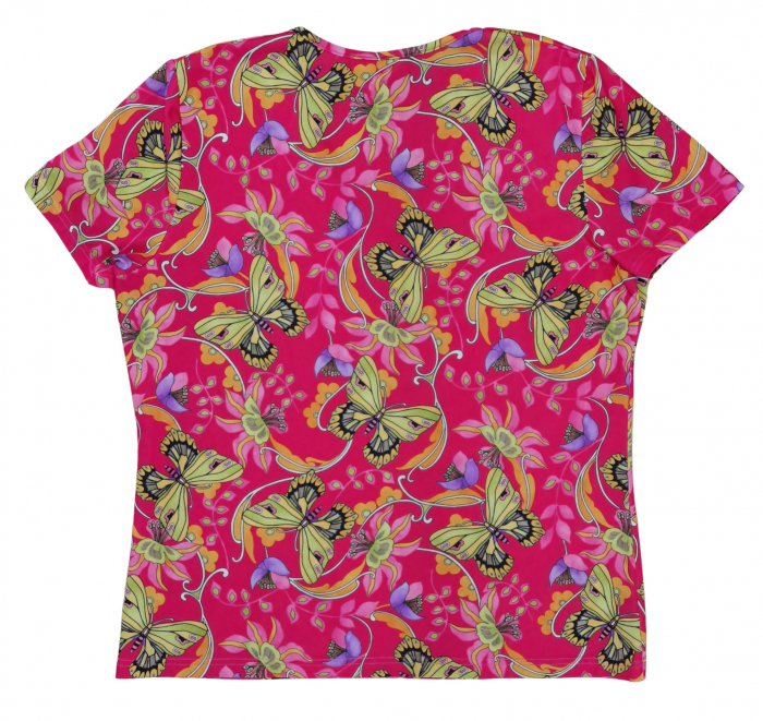 Tricou roz Retro Femei-XL [2]