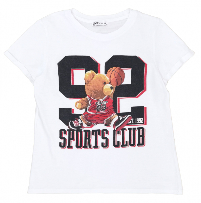 Tricou alb FBsister Femei-XS [1]