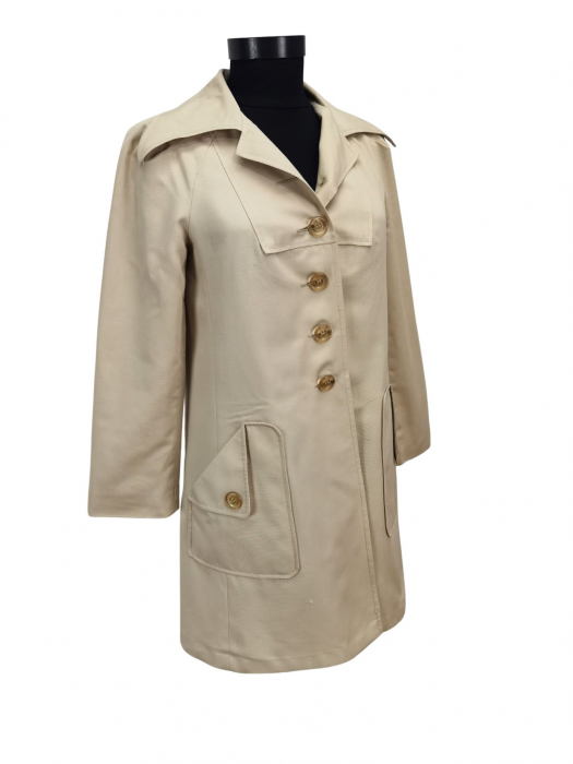 Trench bej Vintage Femei-XXS [4]
