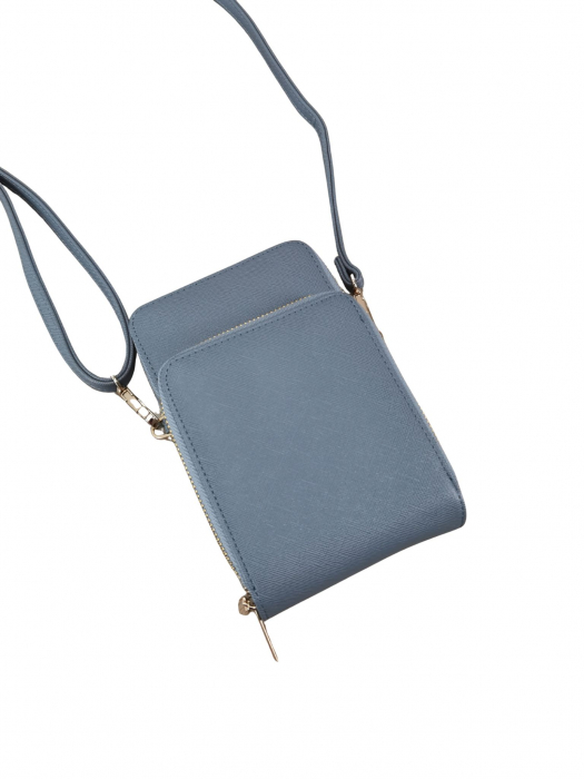 Geanta albastra crossbody Femei [2]