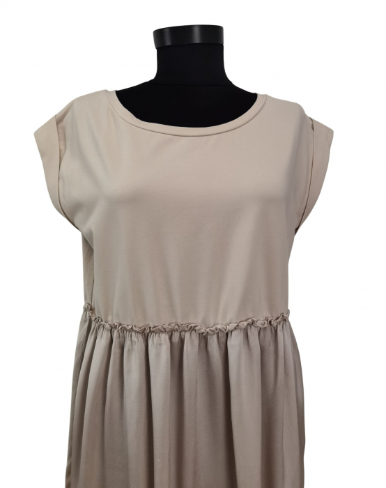 Rochie bej Retro Femei-M [4]