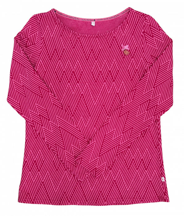 Bluza roz cu model Femei-M [1]