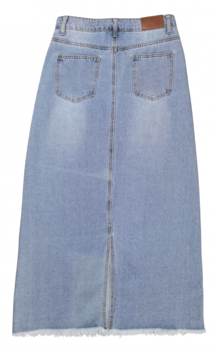 Fusta denim Retro Femei-M [2]