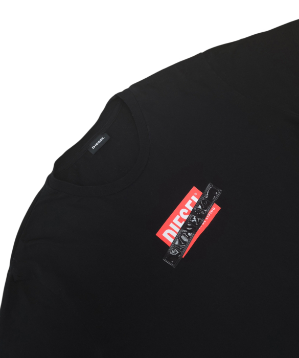 Tricou negru DIESEL Barbati-XXL [3]