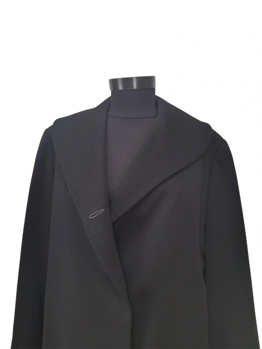 Palton negru Vintage Femei-L [3]
