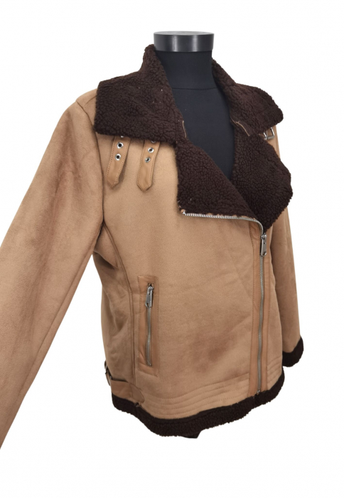 Cojoc bej Only Femei-XL [4]