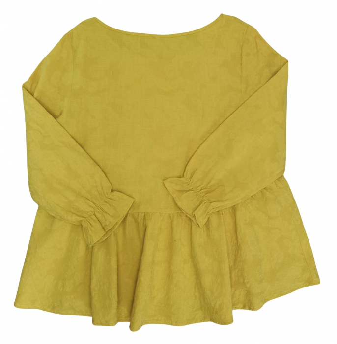 Bluza galbena Retro Femei-L [2]