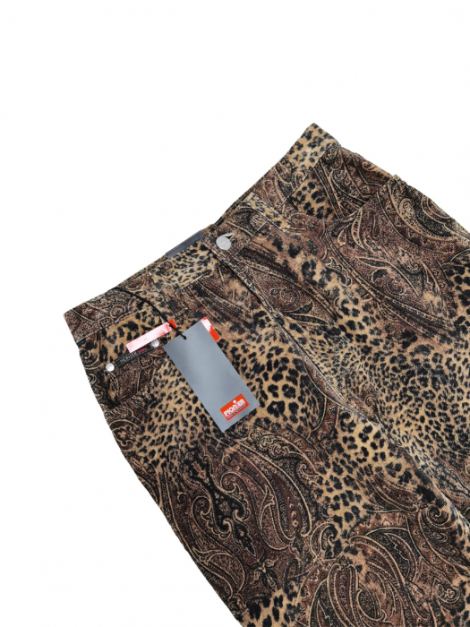 Pantaloni animal print Retro Femei-M [3]