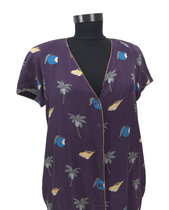 Rochie matase Vintage Femei-M [3]