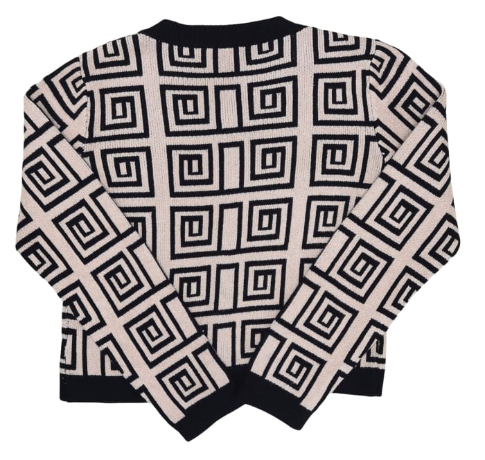 Pulover cu model Retro Femei-S [2]