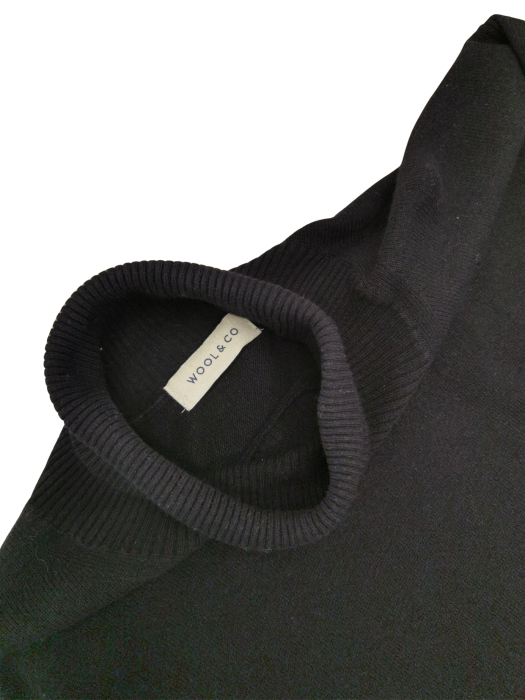 Pulover negru lana Femei-L [3]