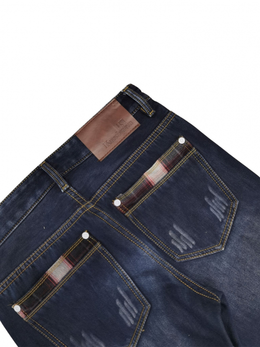 Blugi slim fit Kuziman Barbati-XS [4]