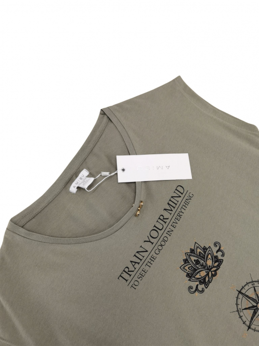 Tricou verde AMISU Femei-XS [3]