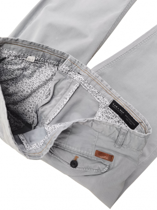 Pantaloni slim Zara Barbati-M [3]