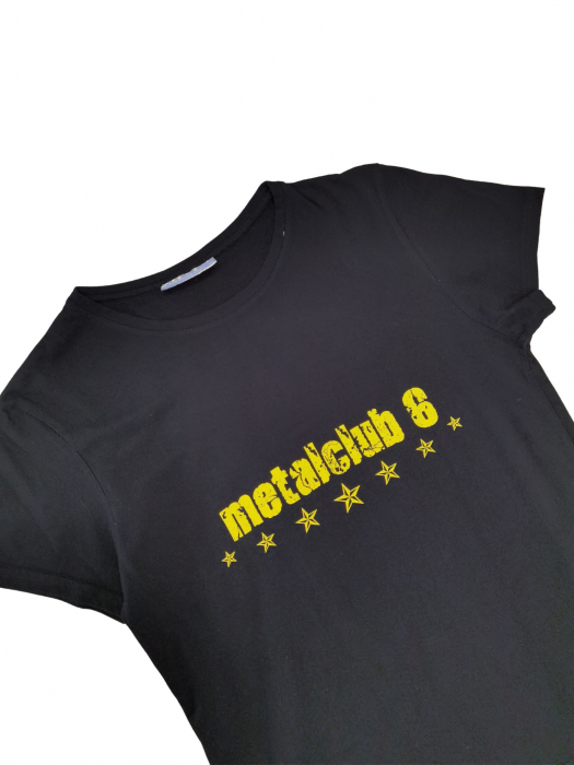 Tricou negru Metalclub Femei-M [3]