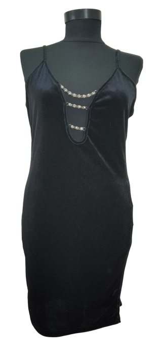 Rochie catifea Retro Femei-M [1]