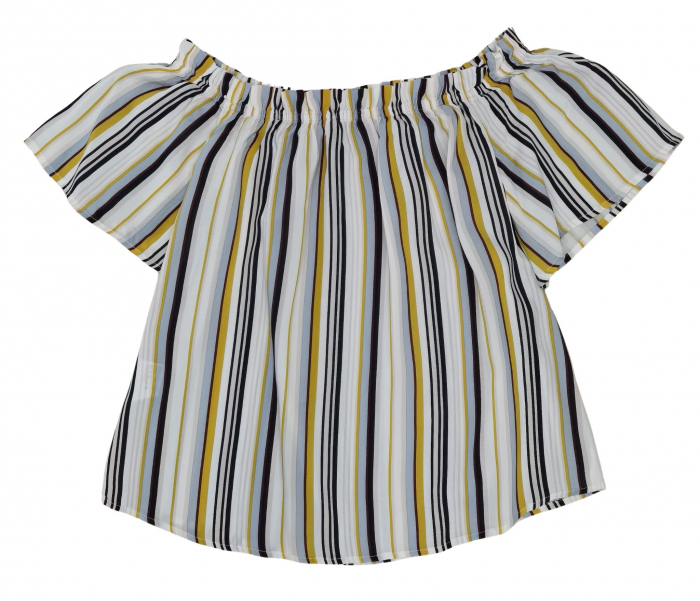 Tricou in dungi Clockhouse Femei-XS [2]
