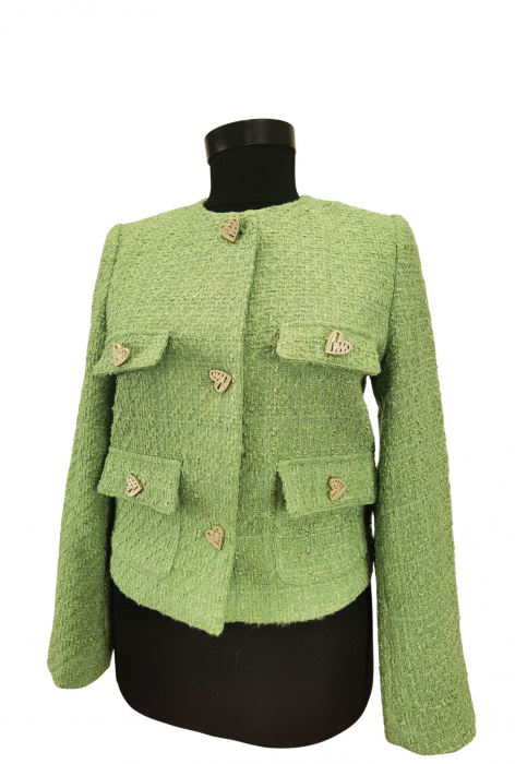 Sacou verde MANGO Femei-XS [3]