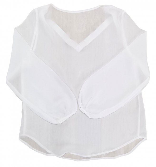 Bluza transparenta Retro Femei-S [2]