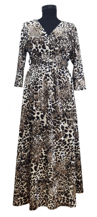 Rochie catifea animal print Femei-S [1]