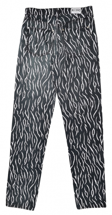 Pantaloni cu imprimeu Retro Femei-S [3]