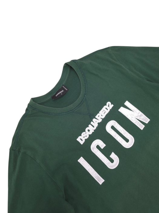 Tricou verde bumbac Barbati-L [3]