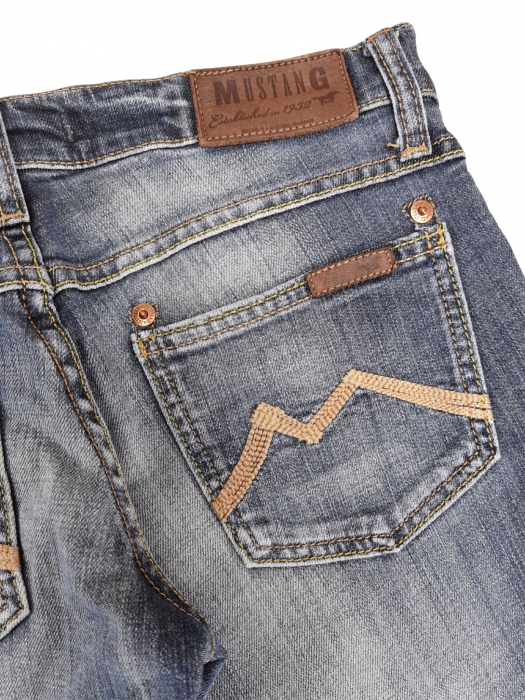 Blugi albastri Mustang Femei-XS [4]