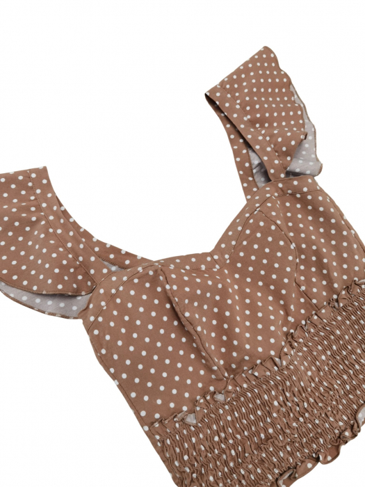 Top bej Retro Femei-XS [3]