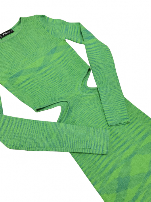 Rochie verde FBsister Femei-XS [4]