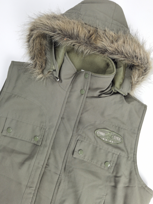 Vesta verde vintage Femei-XXL [2]