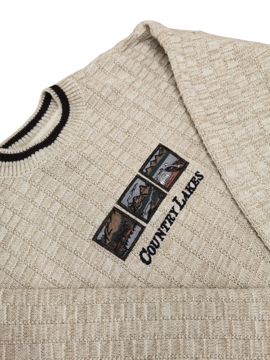 Pulover cu broderie Retro Barbati-XXL [3]