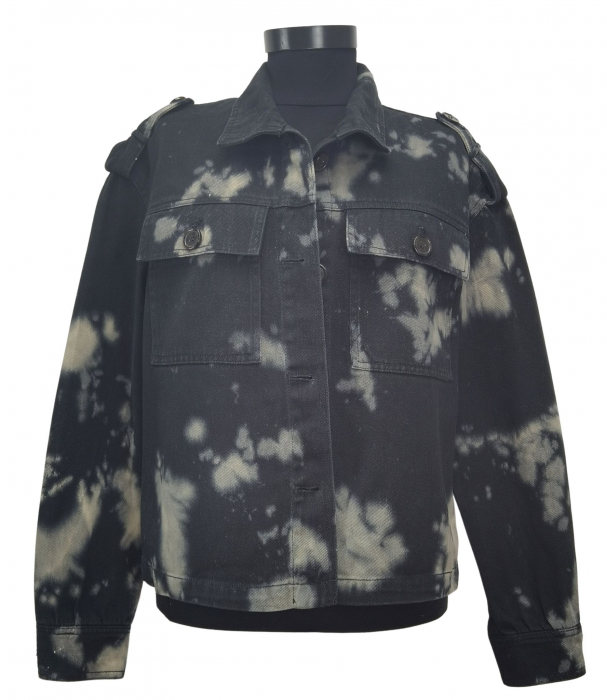 Geaca tie dye denim Femei-S [1]