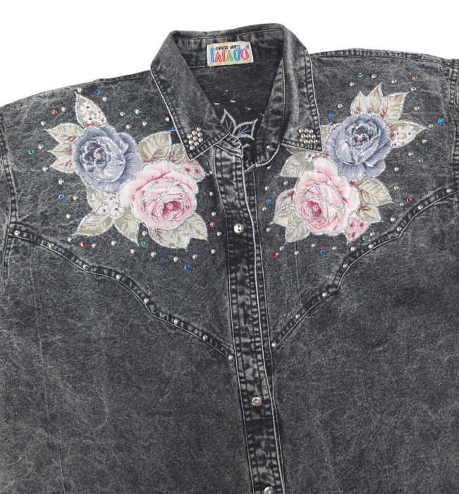 Camasa denim Retro Femei-L [3]