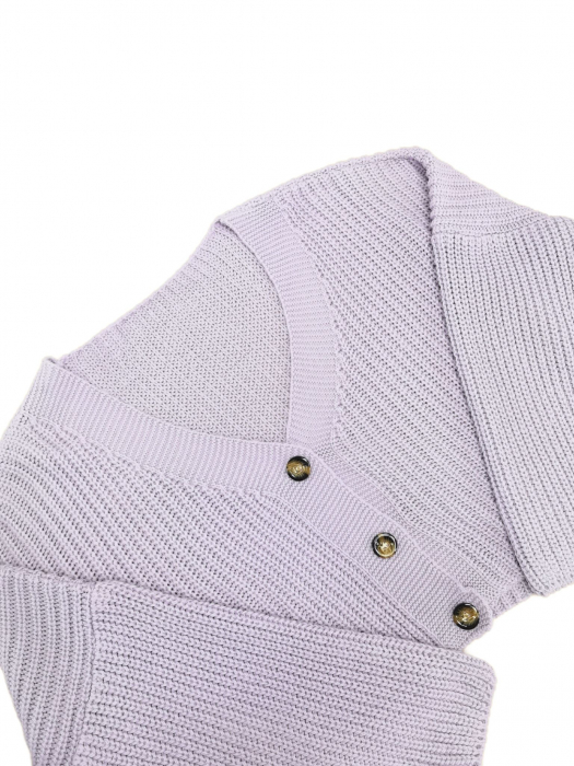 Pulover lila Retro Femei-M [3]