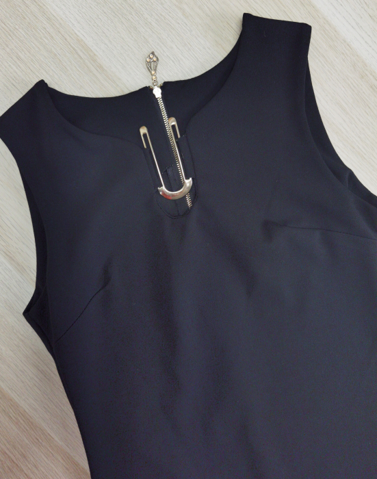 Rochie neagra Vintage Femei-S [3]