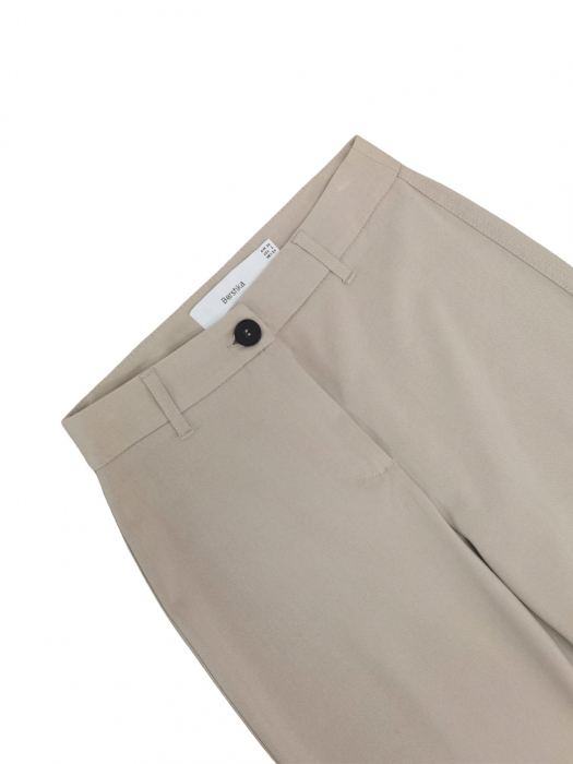 Pantaloni bej Bershka Femei-XS [3]