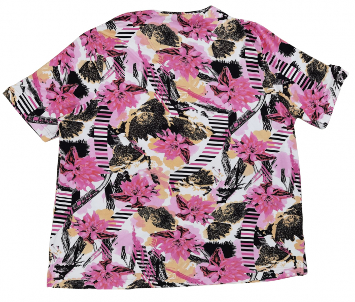 Tricou roz Retro Femei-3XL [2]