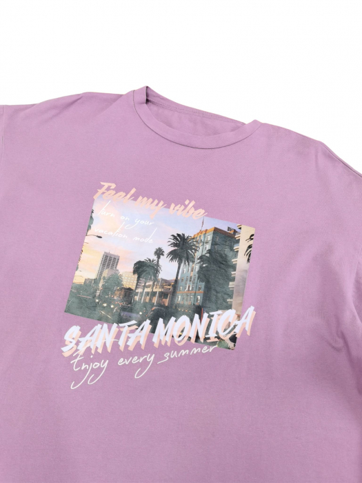 Tricou bumbac inscriptionat Barbati-M [3]