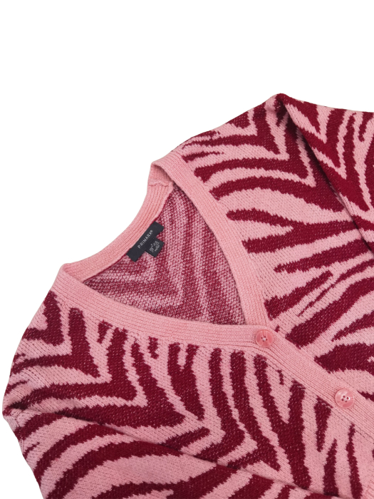 Pulover roz cu model Femei-S [3]