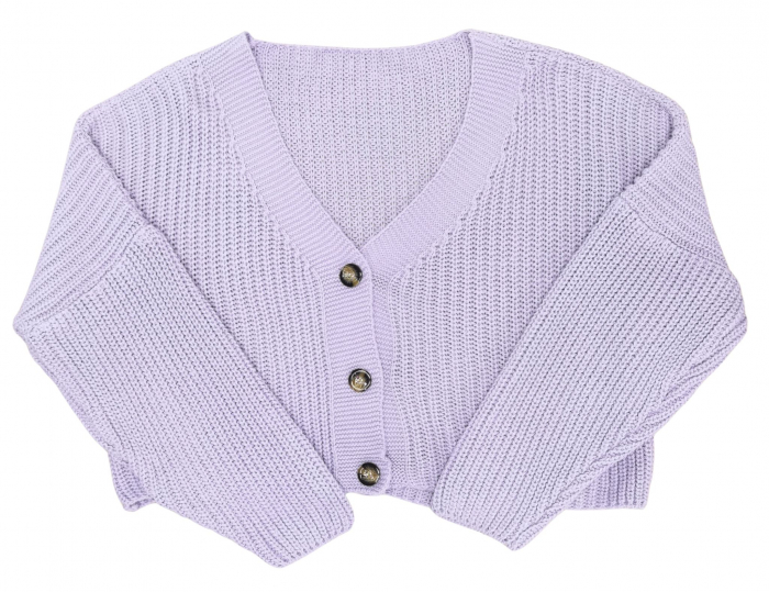 Pulover lila Retro Femei-M [1]