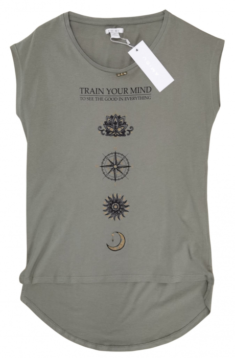 Tricou verde AMISU Femei-XS [1]
